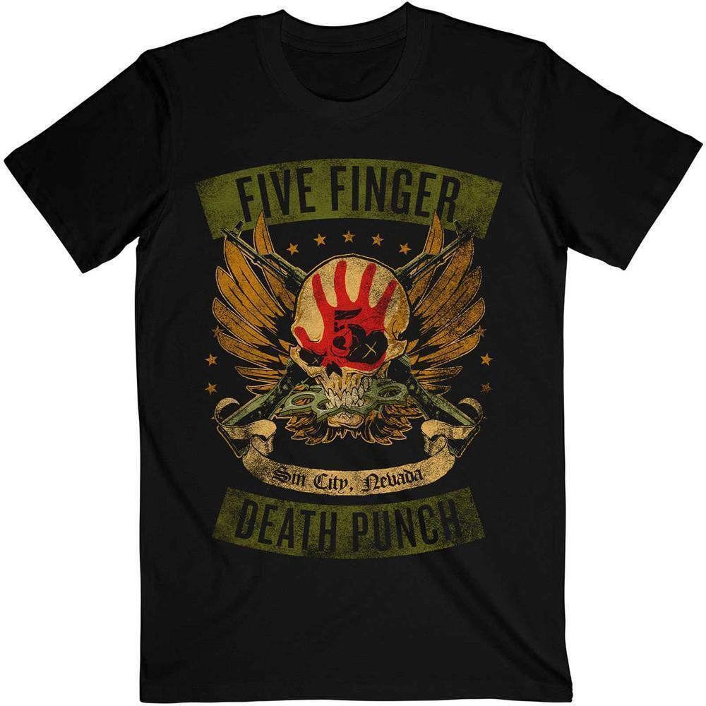 Five Finger Death Punch Unisex T Shirt Locked Loaded